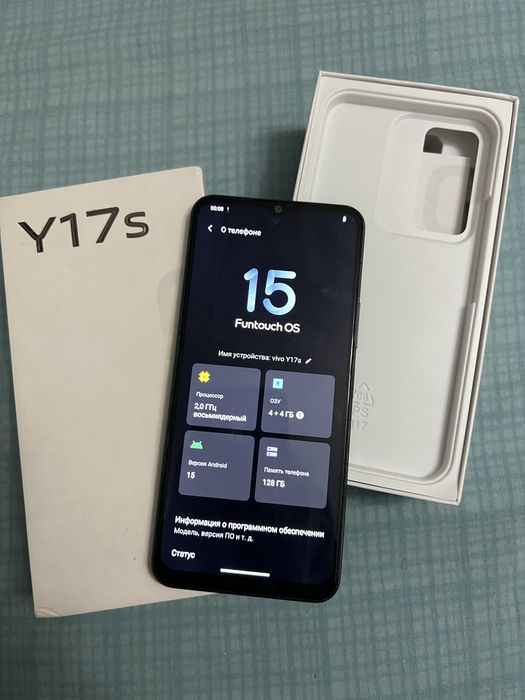 Vivo Y 17 s 4+4GB 128GB