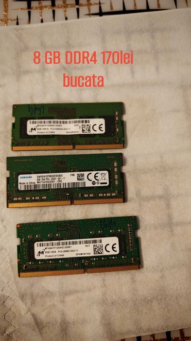 Accesorii laptop SSd  Nvme , m2 , sata ram dd3 ddr3L Ddr4 hdd