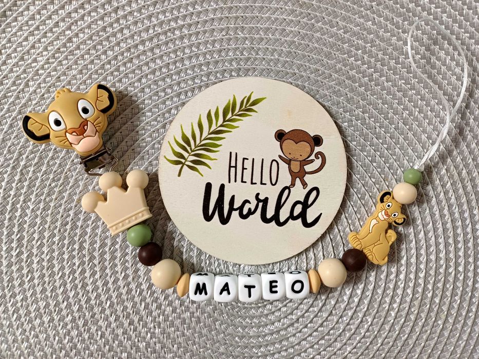 Lănțisoar suzeta din silicon