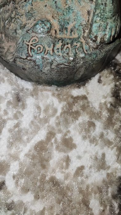 Statuetă bronz masiv Fonderia Fondart 54cm 7.2kg - Preț foarte bun