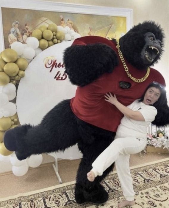 Горила кин конг.