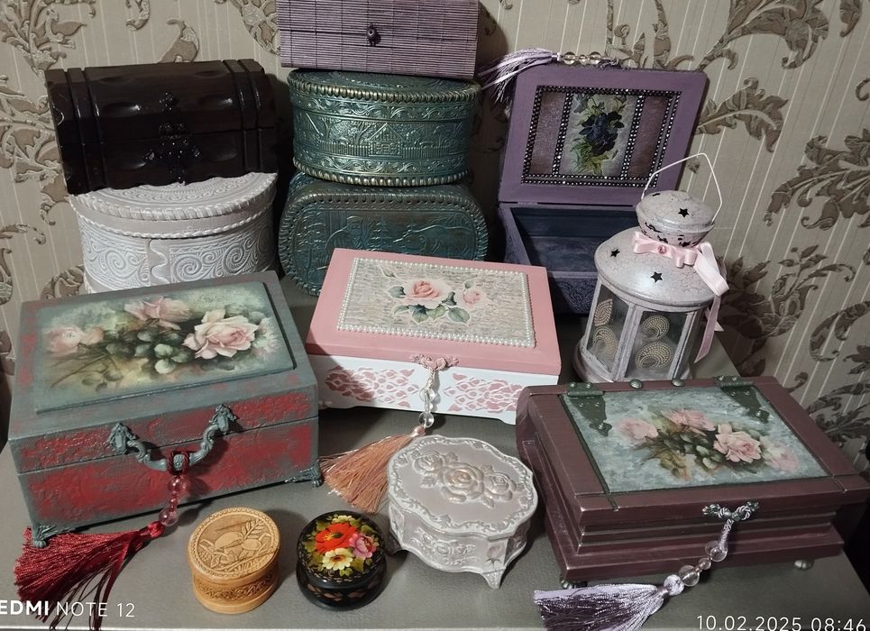 Шкатулки декупаж