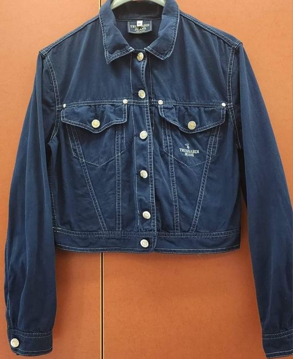 Якета Guess и Trussardi кожено и дънкови