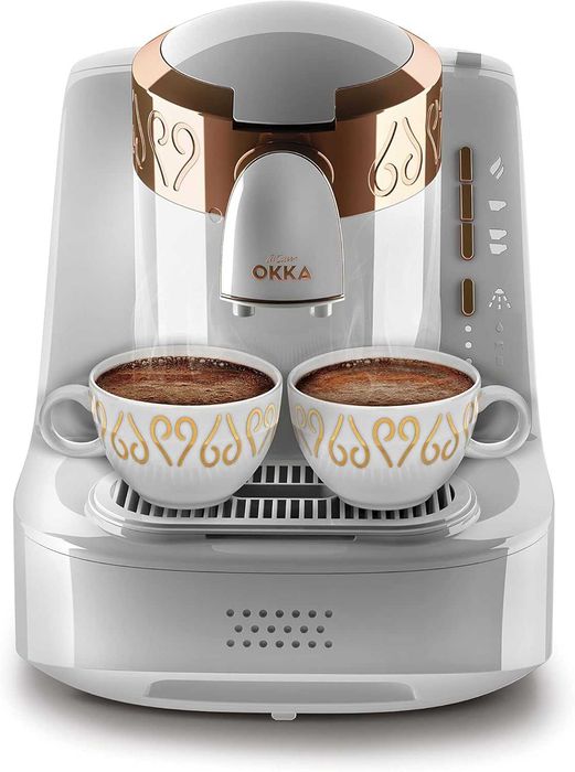 Еспресо машина Arzum Okka OK001-W, 710 W, 0.95 л, Бял/Кафяв
