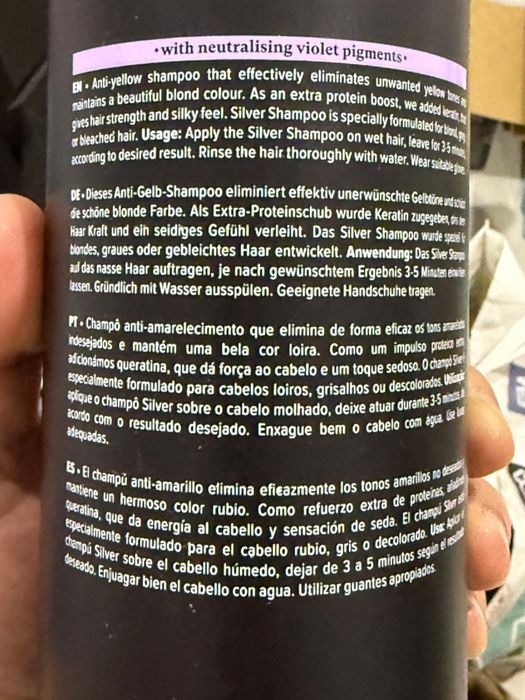 Sampon SUBRINA - CARE SILVER-Reflexe Argintii-1000 ml