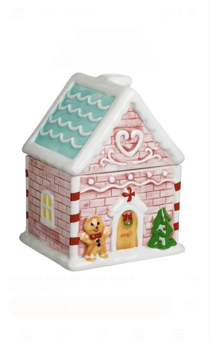 Recipiente ceramica biscuiti si fursecuri