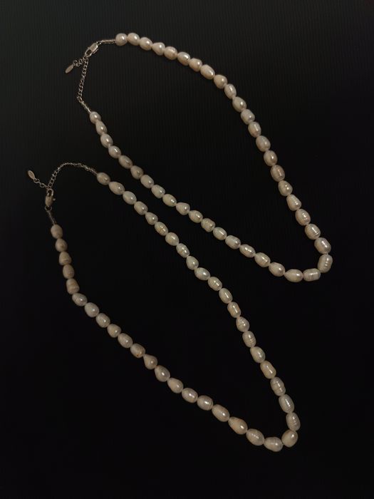 Жемчуг и серебро набор