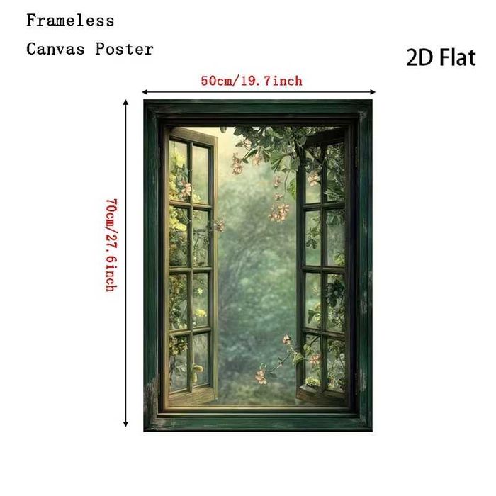 Картина на холсте "Открытое окно"
