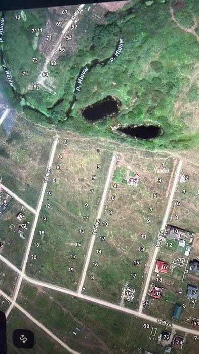 Участки возле реки в 6 микрорайоне