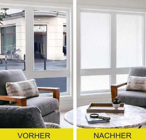 Статично фолио за прозорци Gufoltie, непрозрачно, матирано