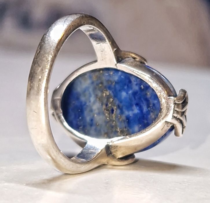 Inel din argint 925 cu lapis lazuli natural