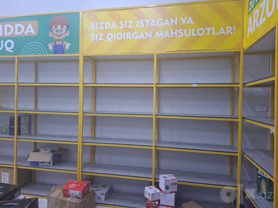 Магазинлар учун стелаж