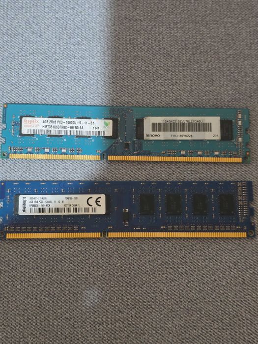 Vind 2buc DDR3- 4gb bucata se vind toate la prețul afisat.