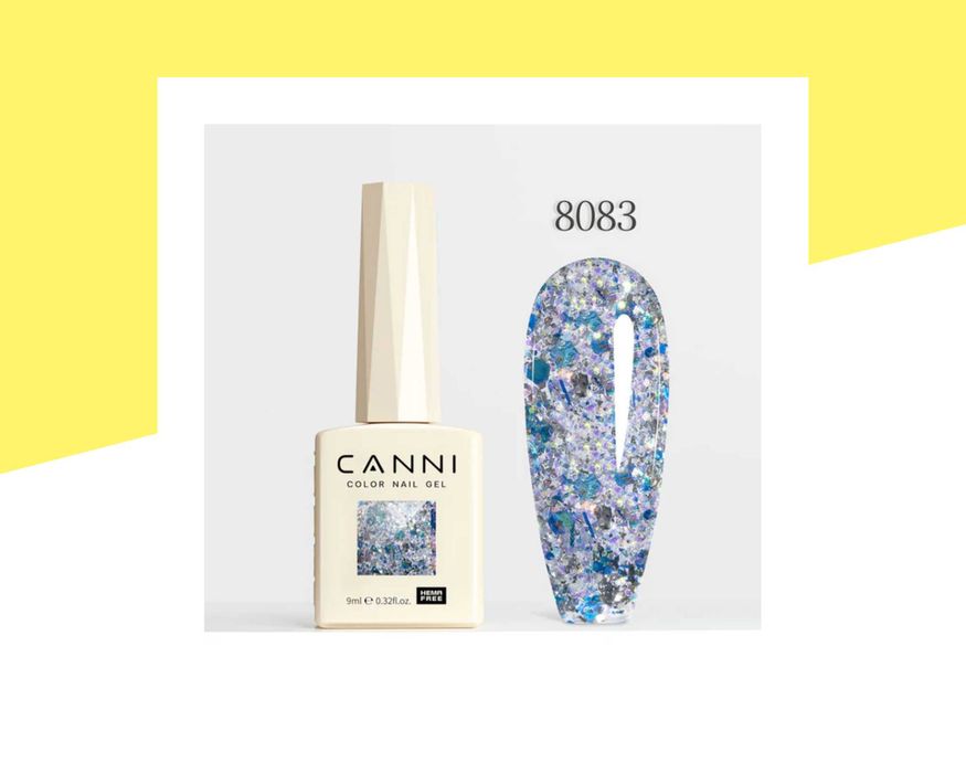 Професионален хипоалергенен гел лак серия „Glitz Flash“ CANNI – 9 мл.