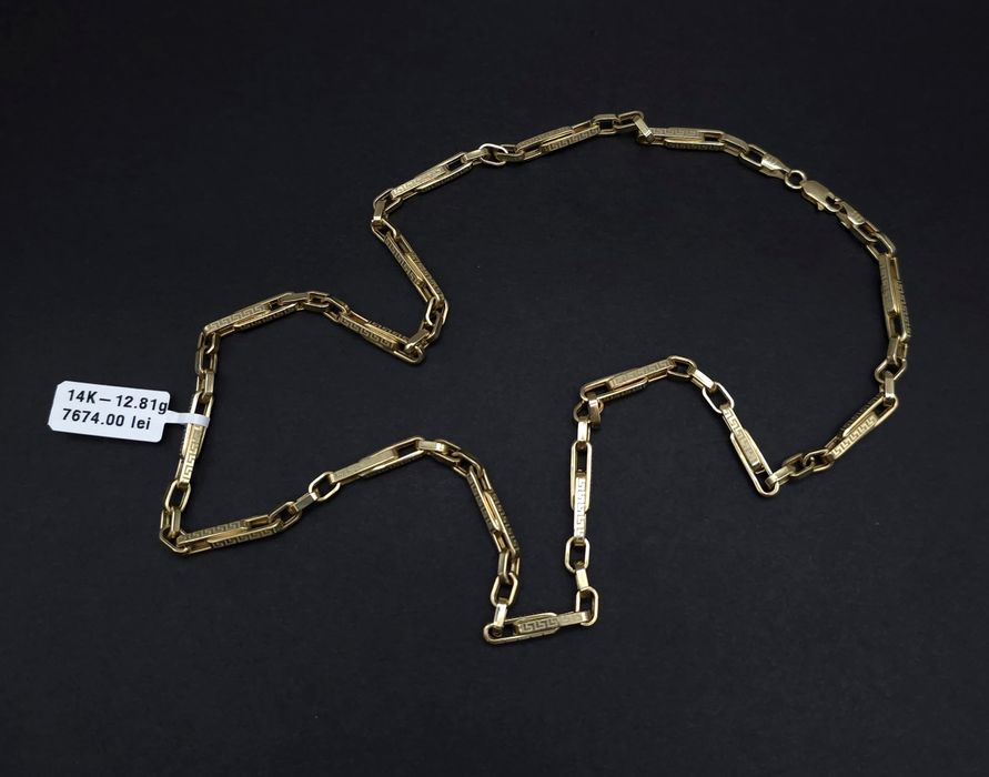 Bijuteria Royal lant din aur 14k 12.81 gr