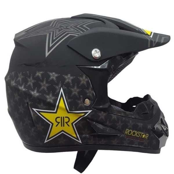 Каска за мотор Automat, Кросова, 0222, S и M размер, Черен