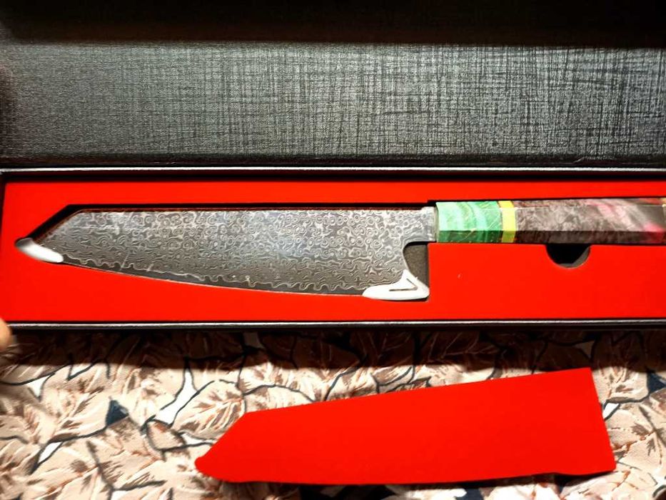 Японски нож Kiritsuke (Кирицуке) - Дамаска стомана