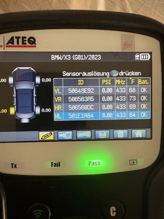 Senzori presiune roți / TPMS / RDC /RDKS  BMW  seia 2  3  4 5 7 x3 x4 ( modele noi G )