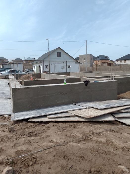 Фундамент құямыз ( заливаем)