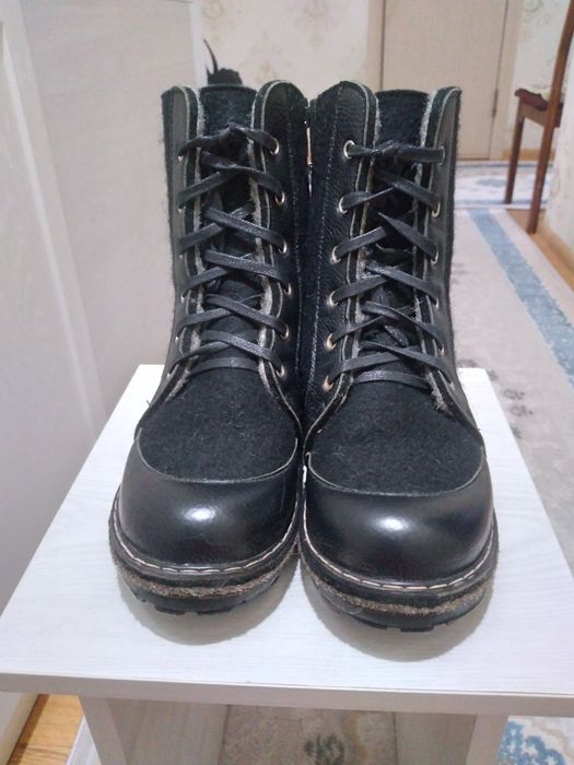 Ботинки тёплые из войлока