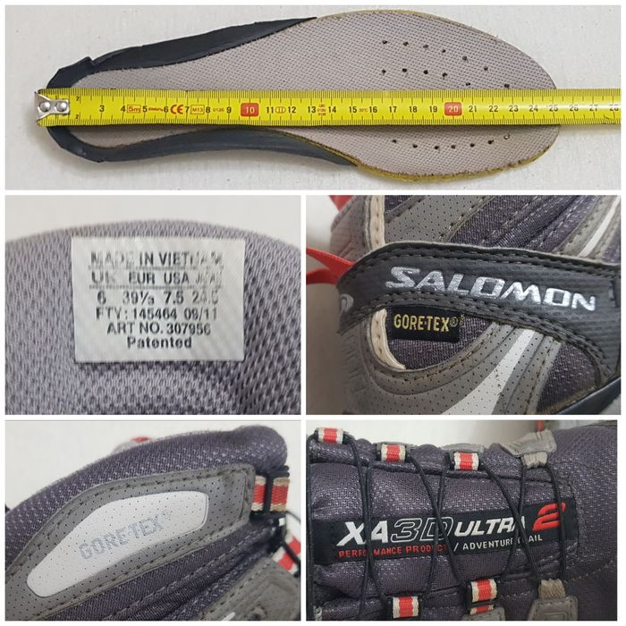 Ghete drumeție SALOMON XA 3D Ultra 2 Adventure Trail MID Gore Tex 39