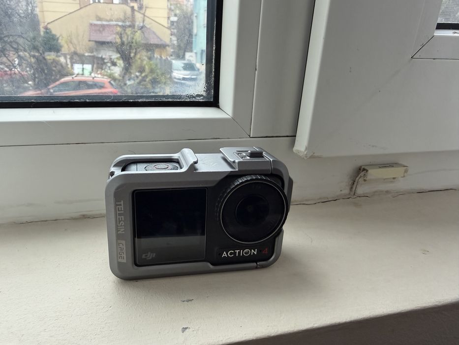 DJI Osmo Action 4 - комплект с ND 8/16/32/CPL, 2 клетки и LED светлина