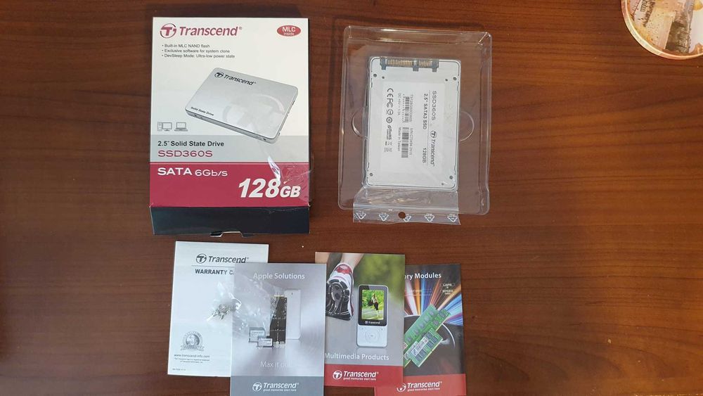 Transcend SSD360S – 128GB – 2.5" SATA3 – impecabil, cu ambalaj original