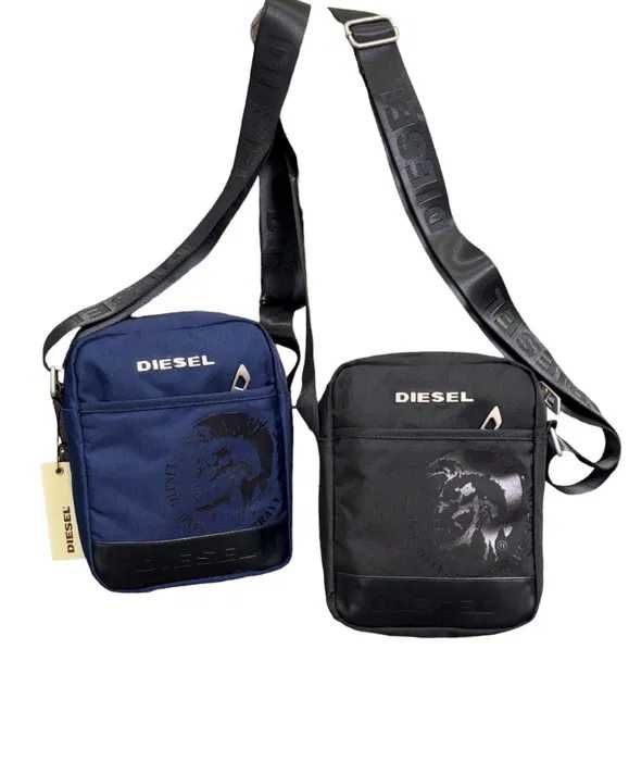 Мъжки чанти Diesel CAT от естествена кожа и висококачествен плат