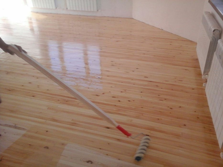 Шлифовка пол паркет