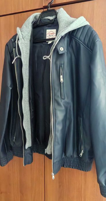 Яке "Lee Cooper" с вътрешна предна част и качулка