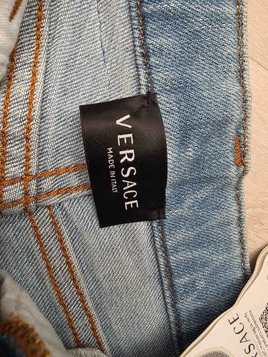 Blugi Versace pentru fetite 4 ani, 104 cm