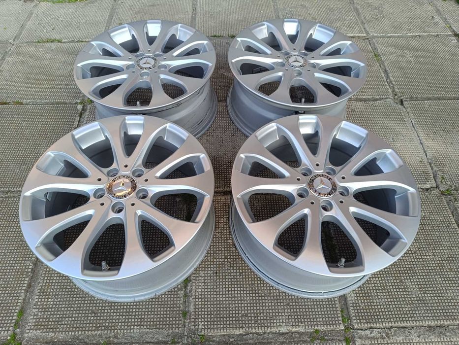 ОРИГИНАЛНИ джанти 17 ' цола 5x112 MERCEDES BENZ / МЕРЦЕДЕС 7,5J ET40 + датчици