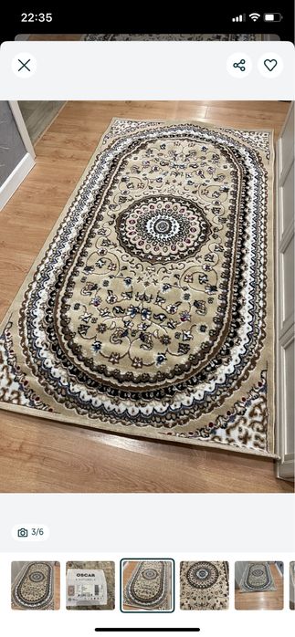 Новый коврик для прихожей размер 120 на 220