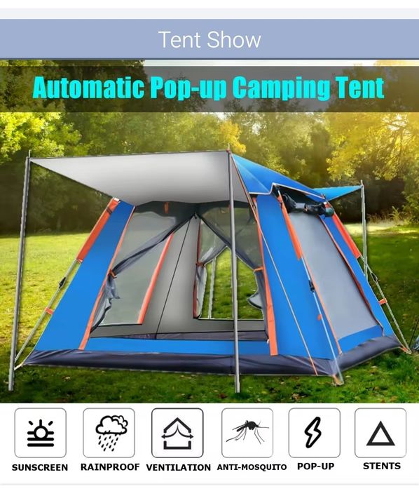 Палатка автомат Вода непроницаемый 210смх210см