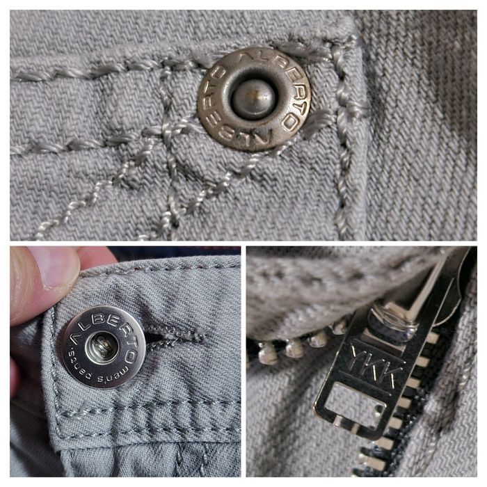 Blugi Premium Alberto, Stone Stretch Ring, Modern Fit, Bărbați - 33/34