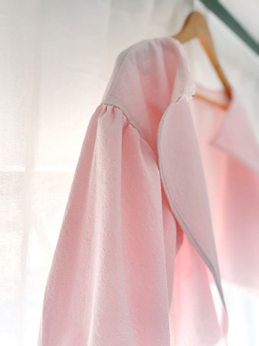 Jacheta unicat din pânză topita în stil ie oversized