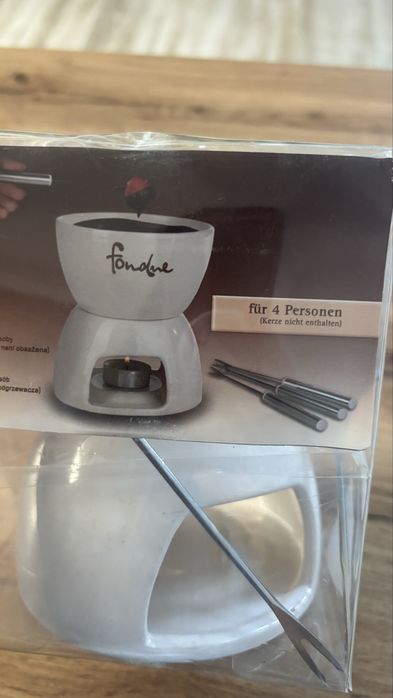 Set fondue ceramica - 4 persoane