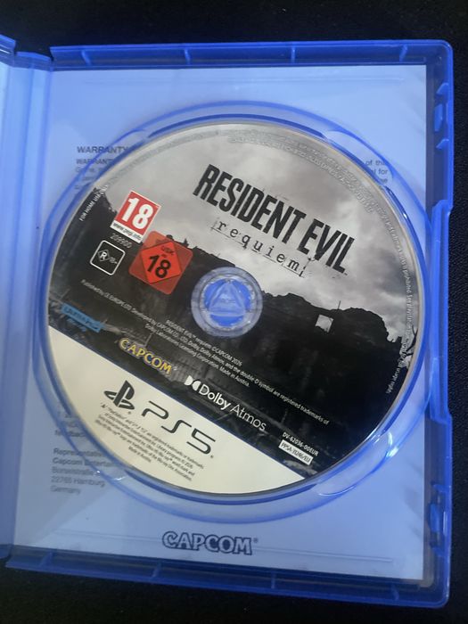 Диск Resident evil requiem PS5