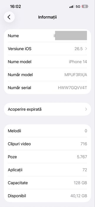 iphone 14, 128gb, midnight