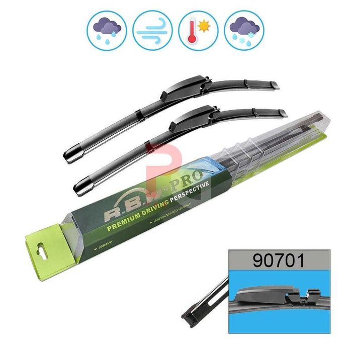 Set Stergatoare Parbriz Oe Audi А4, Mercedes C Cls (22+22)