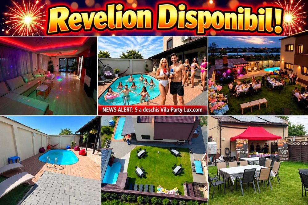 Vila Party Lux Casa Petreceri Piscina Revelion Sauna Nunta Botez Mot Jacuzzi Majorat Foisor Gratar Cununie Burlaci Onomastica team building Potroace