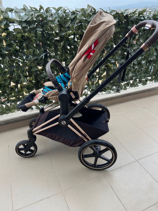 Cybex Priam Karolina Kurkova One Love, Rose Gold frame