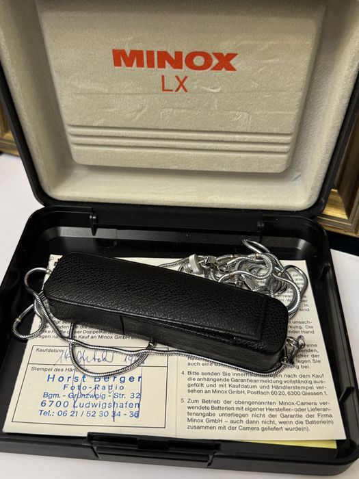 Raritate! Aparat foto spionaj Minox LX . Colectie