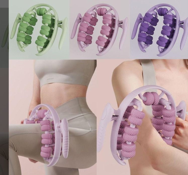 Роликовый массажер для ног и рук