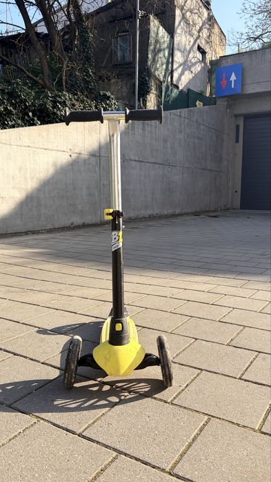 Trotinetă 3 roți Btwin B100 Galben Copii