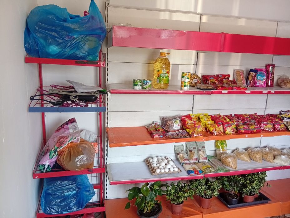 Полки, витрины, холодильник