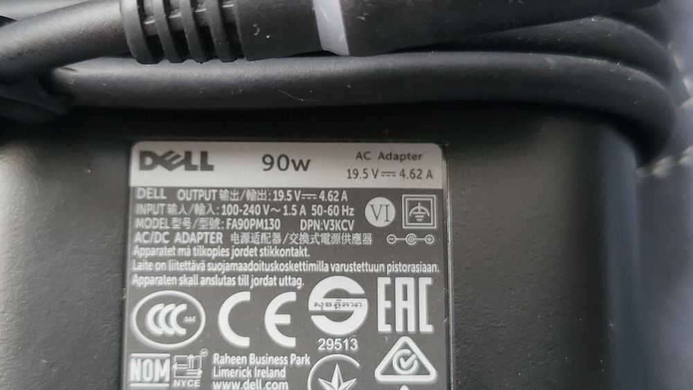 DELL Incarcator 19.5V-4.62A 90W ac adaptor fuctional
