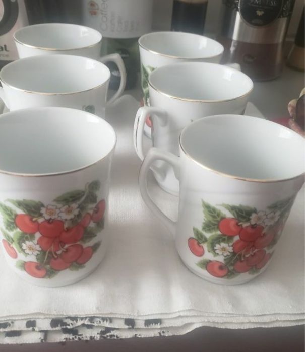 Vand set 6 cani portelan