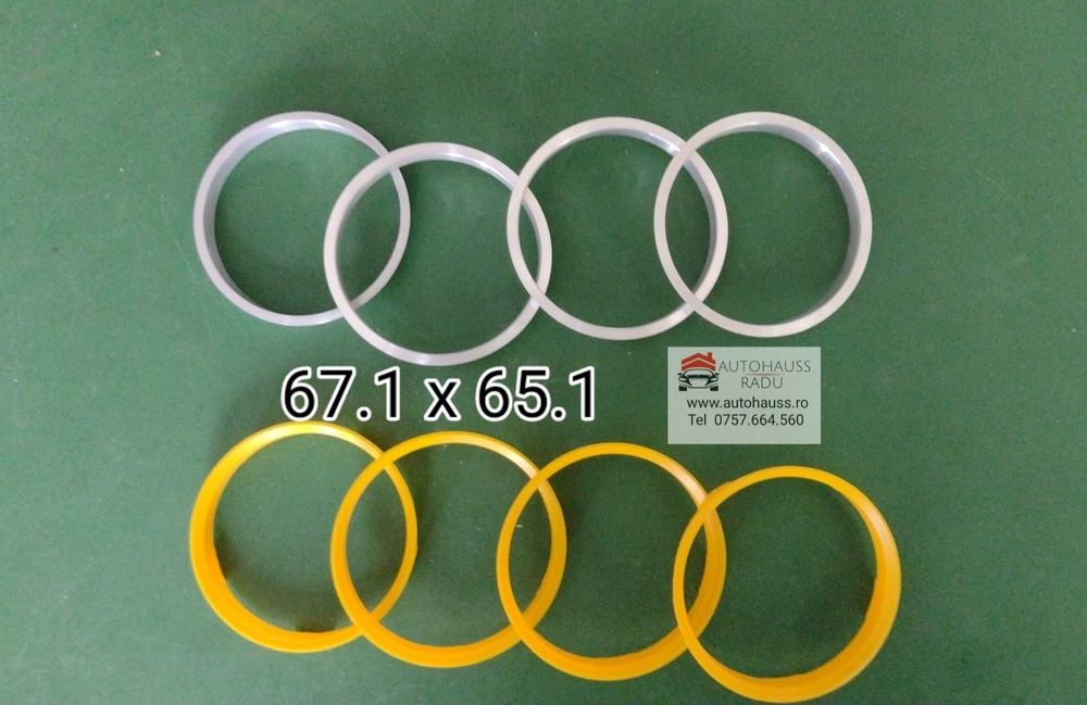 Inele de  centrare 67.1 x 65.1 mm Originale Germany