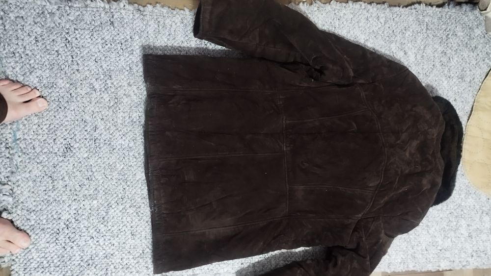 De vânzare palton unisex piele naturală oaie măr.48-50 ALLAN-DELLON